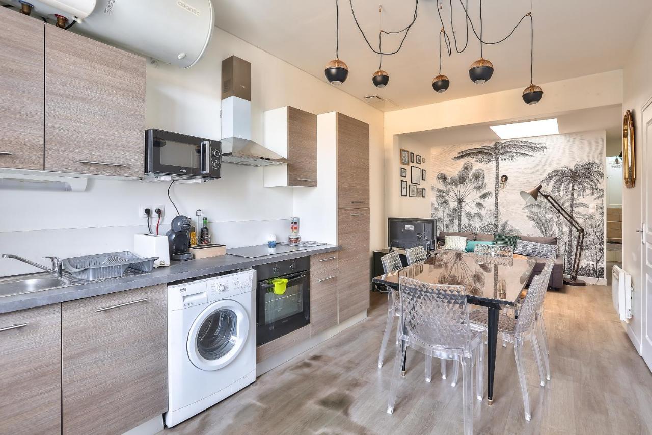 Appt en amiénoise, avec jardin calme et spacieux Amiens Exterior foto